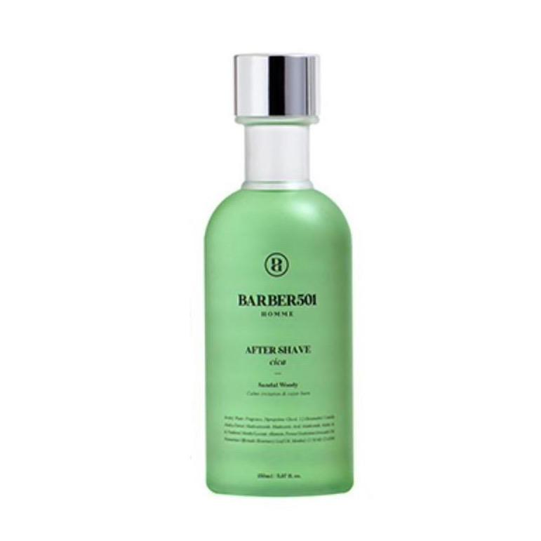 BARBER501 After Shave 160ml Cica Sandal Woodys bottle