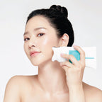 BeaumAnt Face & Body Liner Gua Sha Massage Cream 120ml used with its integrated gua sha applicator on the face