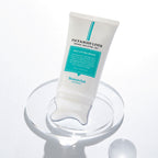 BeaumAnt Face & Body Liner Gua Sha Massage Cream 120ml used with its integrated gua sha applicator on the face