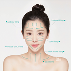 BeaumAnt Face & Body Liner Gua Sha Massage Cream 120ml used with its integrated gua sha applicator on the face