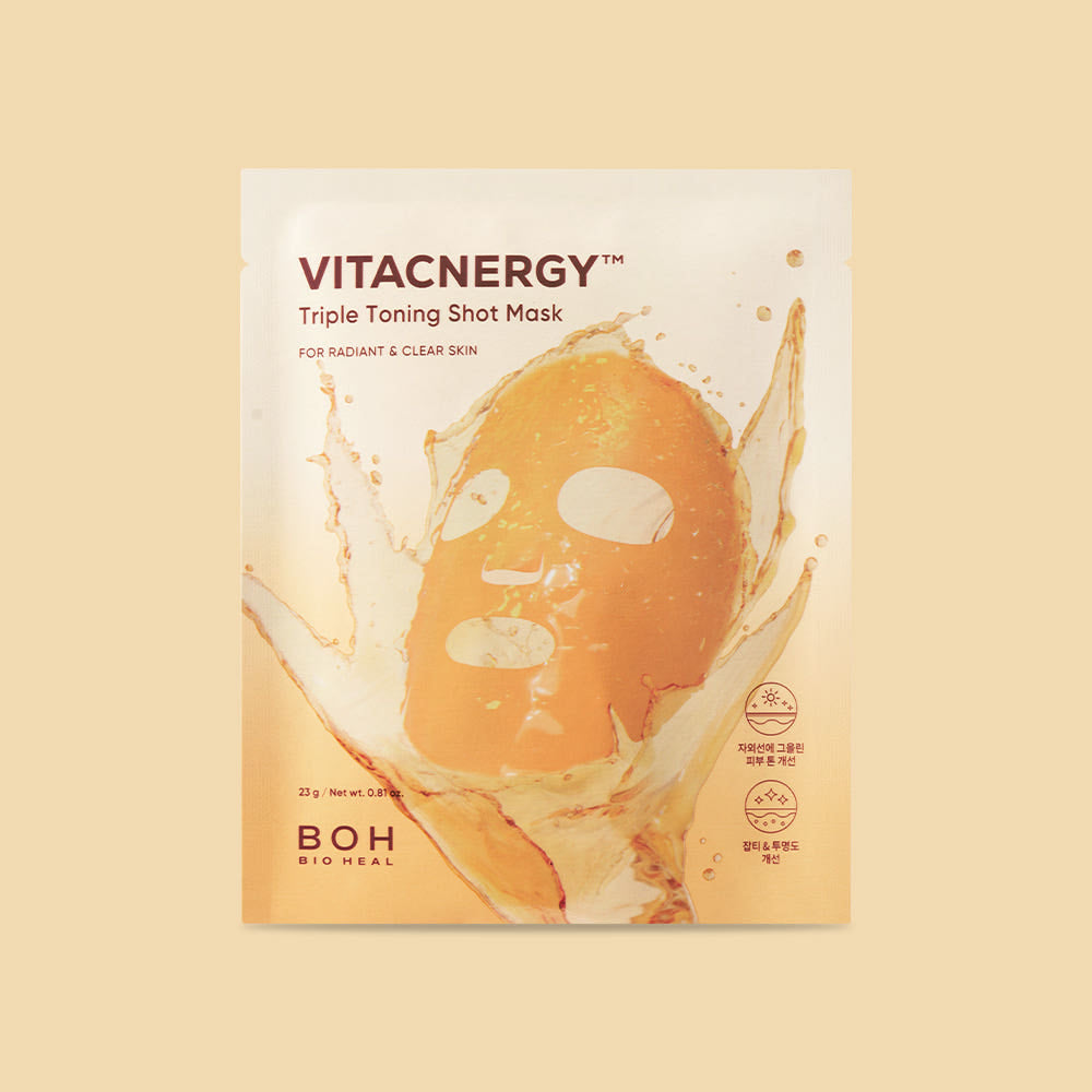 [BIO HEAL BOH] VITACNERGY Triple Toning Shot Mask 23g X (4+1)ea