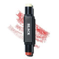 BLACK MONSTER Black Balm dual-ended lip balm with colorless and tinted balm ends