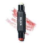 BLACK MONSTER Black Balm dual-ended lip balm with colorless and tinted balm ends