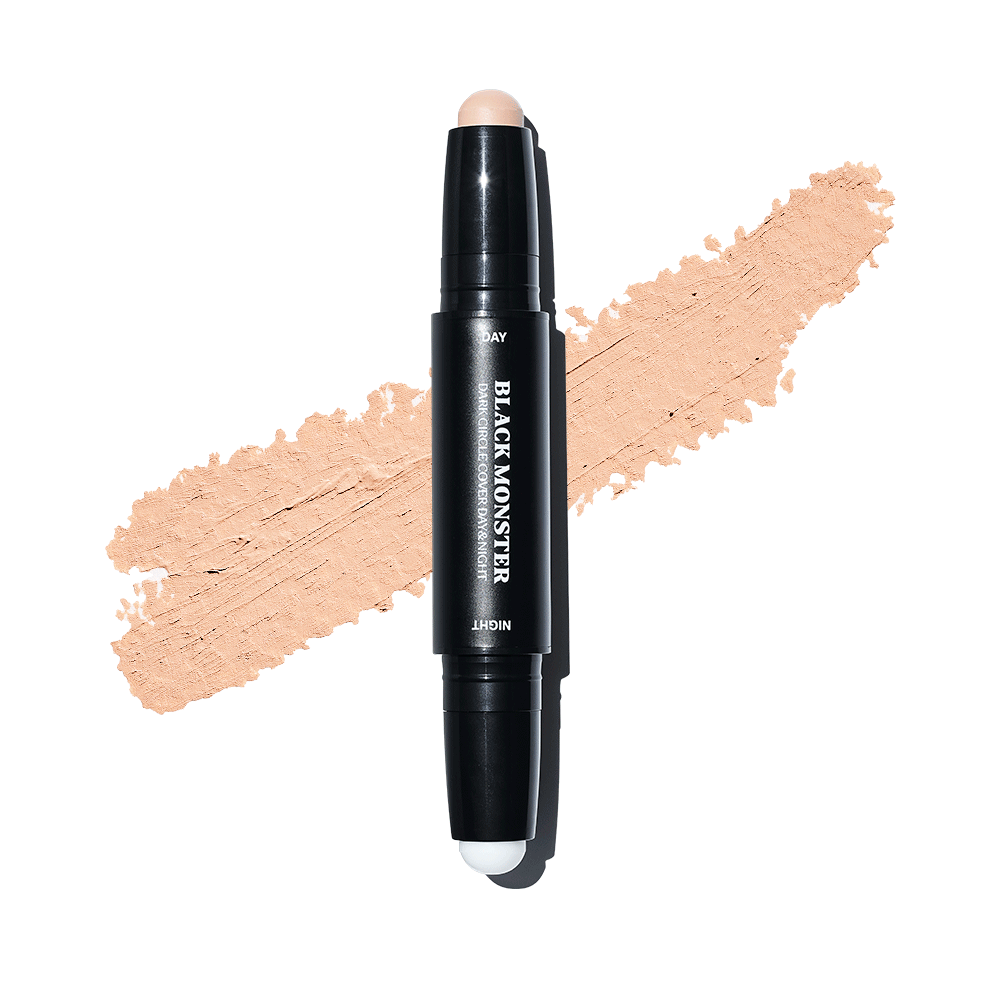 BLACK MONSTER Dark Circle Cover Day & Night dual-ended eye balm stick
