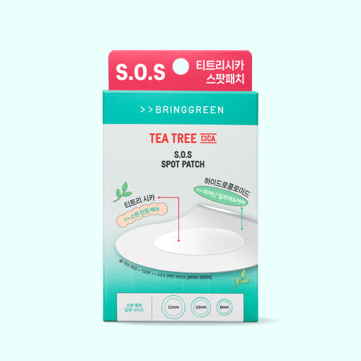 BRINGGREEN Tea Tree Cica SOS Spot Patch 100pcs(75+25)