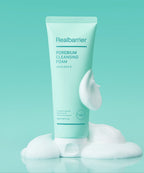 Real Barrier Porebium Cleansing Foam 150ml tube with white cleansing foam