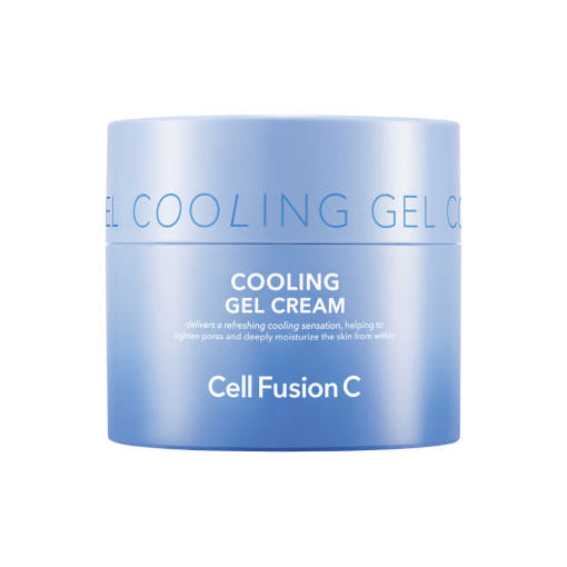 Cell Fusion C Post Alpha Cooling Gel Cream 50ml jar with cooling gel texture