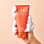 The SAEM Urban Eco Golden Berry C Cleansing Foam 150ml tube with rich cleansing foam and golden berry imagery