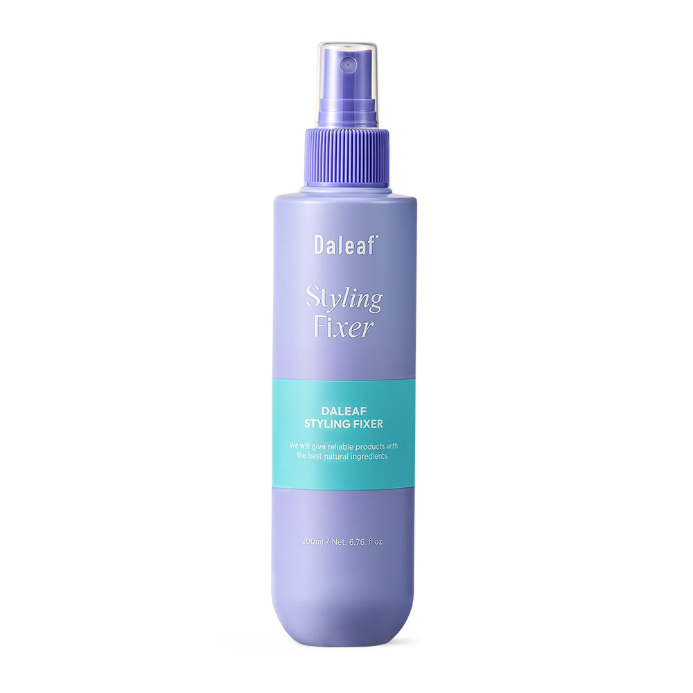 DALEAF Glam Styling Fixer 200ml purple hair styling spray bottle