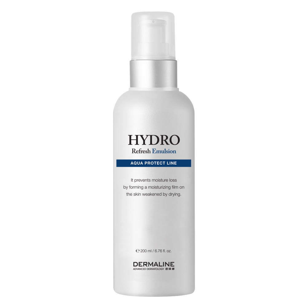 DERMALINE Hydro Refresh Emulsion 200ml bottle