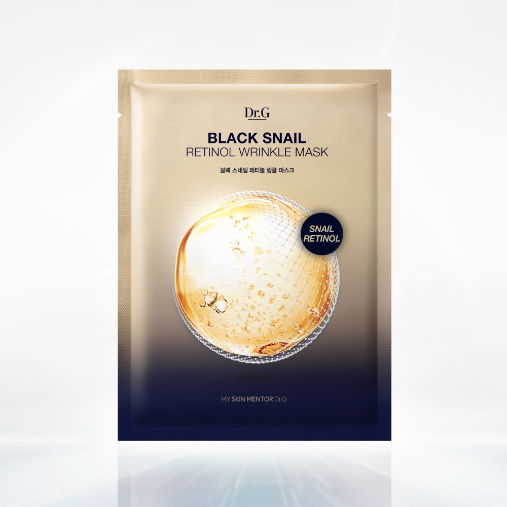 Dr.G Black Snail Retinol Wrinkle Mask 28ml X 5ea