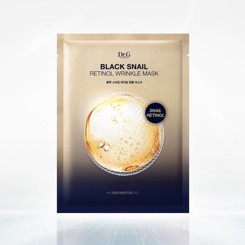 Dr.G Black Snail Retinol Wrinkle Mask 28ml X 5ea