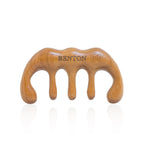 Benton Scalp Brush Massager made from natural sandalwood