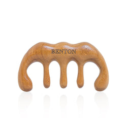Benton Scalp Brush Massager made from natural sandalwood