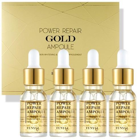 EUNYUL Power Repair Gold Ampoule set with four 17ml ampoules