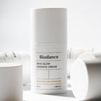 Biodance Skin Glow Essence Cream 50ml moisturizer in a white container