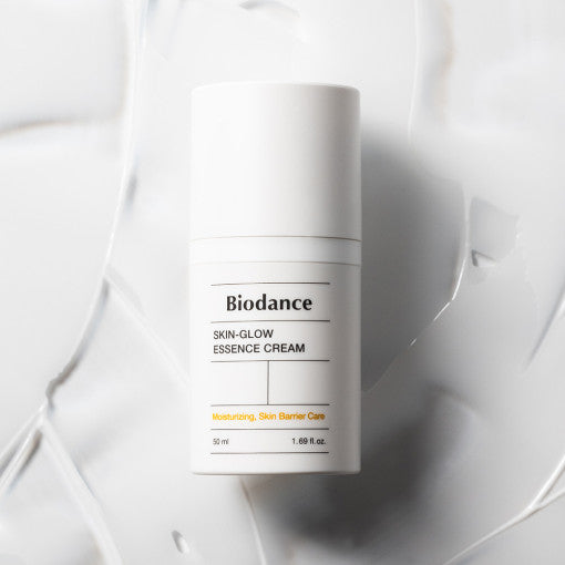 Biodance Skin Glow Essence Cream 50ml moisturizer in a white container