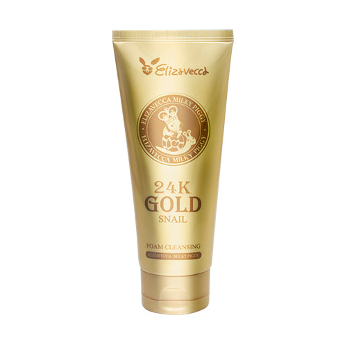Elizavecca Milky Piggy 24K Gold Snail Foam Cleansing 180ml tube