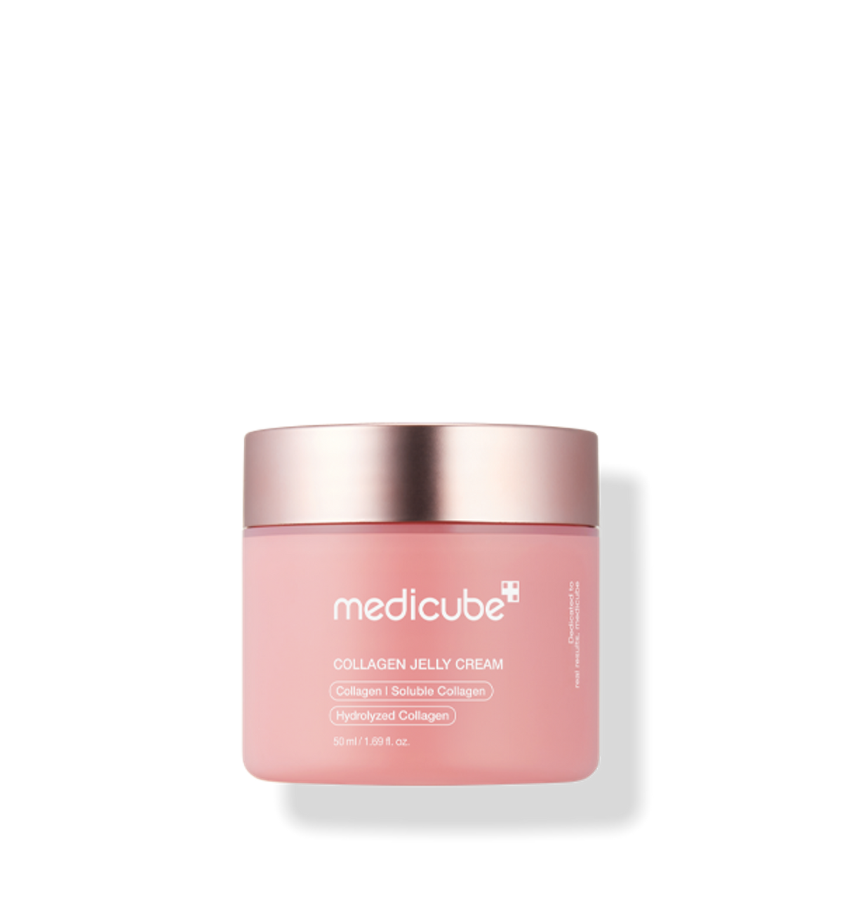 medicube Collagen Jelly Cream 50ml pink jar with transparent pink jelly cream