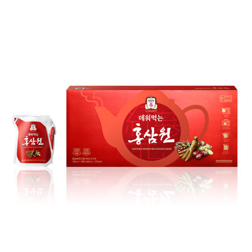 Jung Kwan Jang Hong Sam Won Korean red ginseng drink 120 mL 12-pack