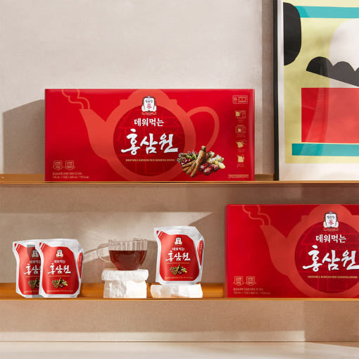 Jung Kwan Jang Hong Sam Won Korean red ginseng drink 120 mL 12-pack