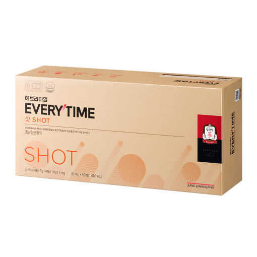 [Jung Kwan Jang] Korean Red Ginseng Extract EVERY TIME SHOT 20ml*50ea