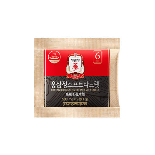 Jung Kwan Jang Korean Red Ginseng Extract Soft Tablet 500mg x 60