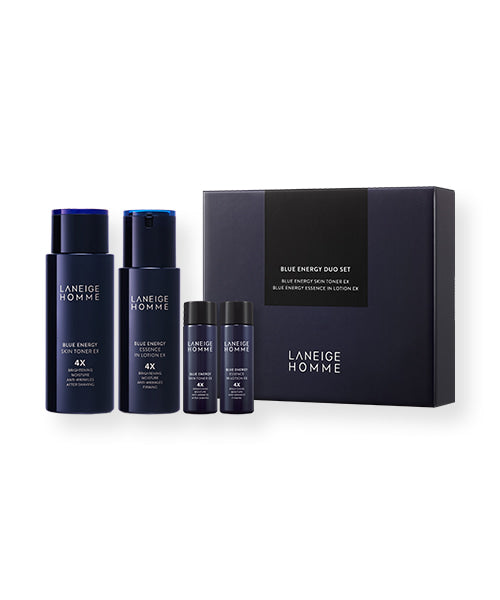 LANEIGE Blue Energy EX Duo Set with Blue Energy Skin Toner EX and Blue Energy Essence in Lotion EX