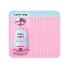 Mamonde Flora Glow Rose Ampoule Mask 23ml X 10ea