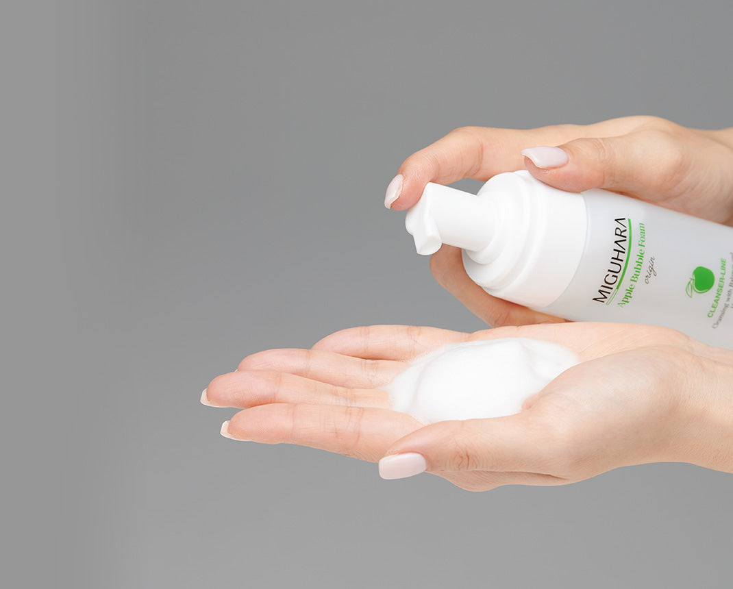 MIGUHARA Daily Apple Bubble Foam Origin 200ml facial cleanser