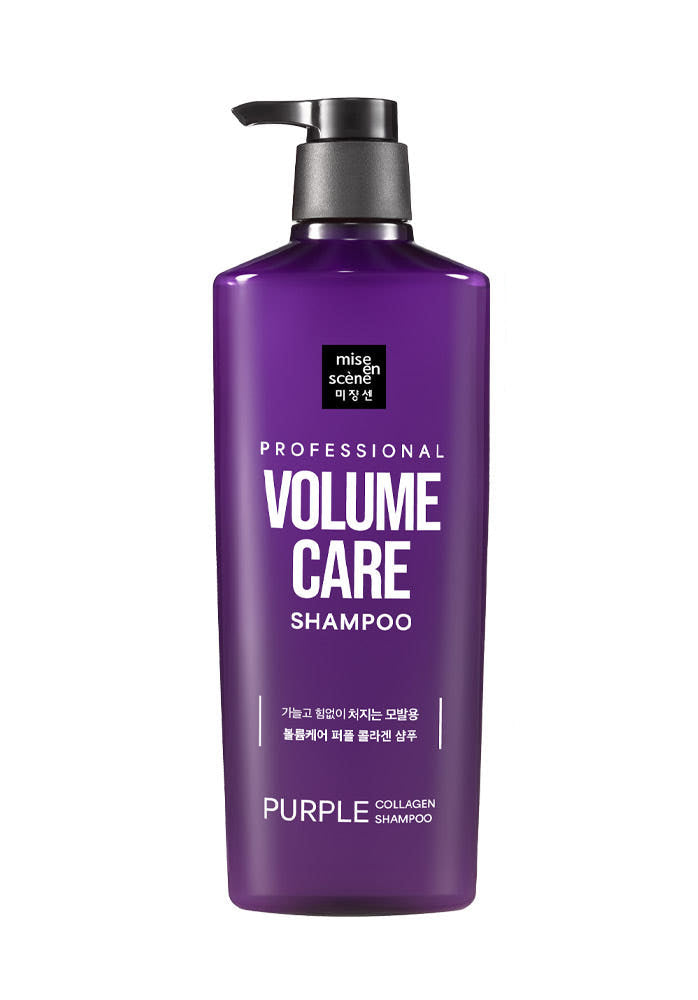 mise en scene Volume Care Purple Collagen Shampoo 680 ml
