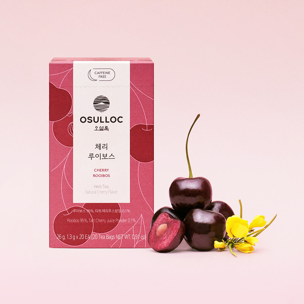 OSULLOC Cherry Rooibos Tea (20 count)
