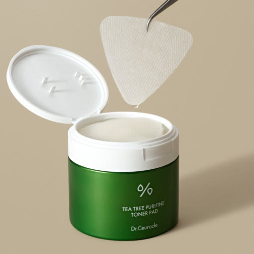 Dr.Ceuracle Tea Tree Purifine Toner Pad 160ml 60 pads green jar