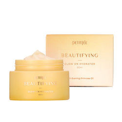 PETITFEE Beautifying Glow On Hydrator 50ml facial moisturizer jar and box