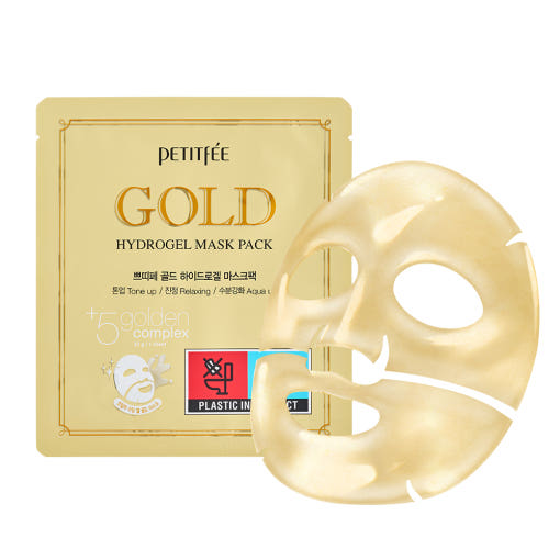 PETITFEE Gold Hydrogel Mask Pack 32g X 5ea