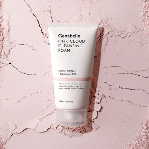 Genabelle Pink Cloud Cleansing Foam 150ml tube