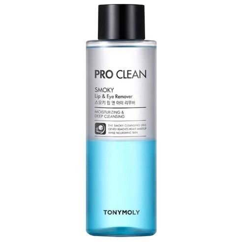 TONYMOLY Pro Clean Smoky Lip & Eye Remover 250ml bottle