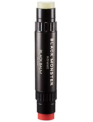 BLACK MONSTER Black Balm dual-ended tinted lip balm and lip moisturizer for men 2.4g