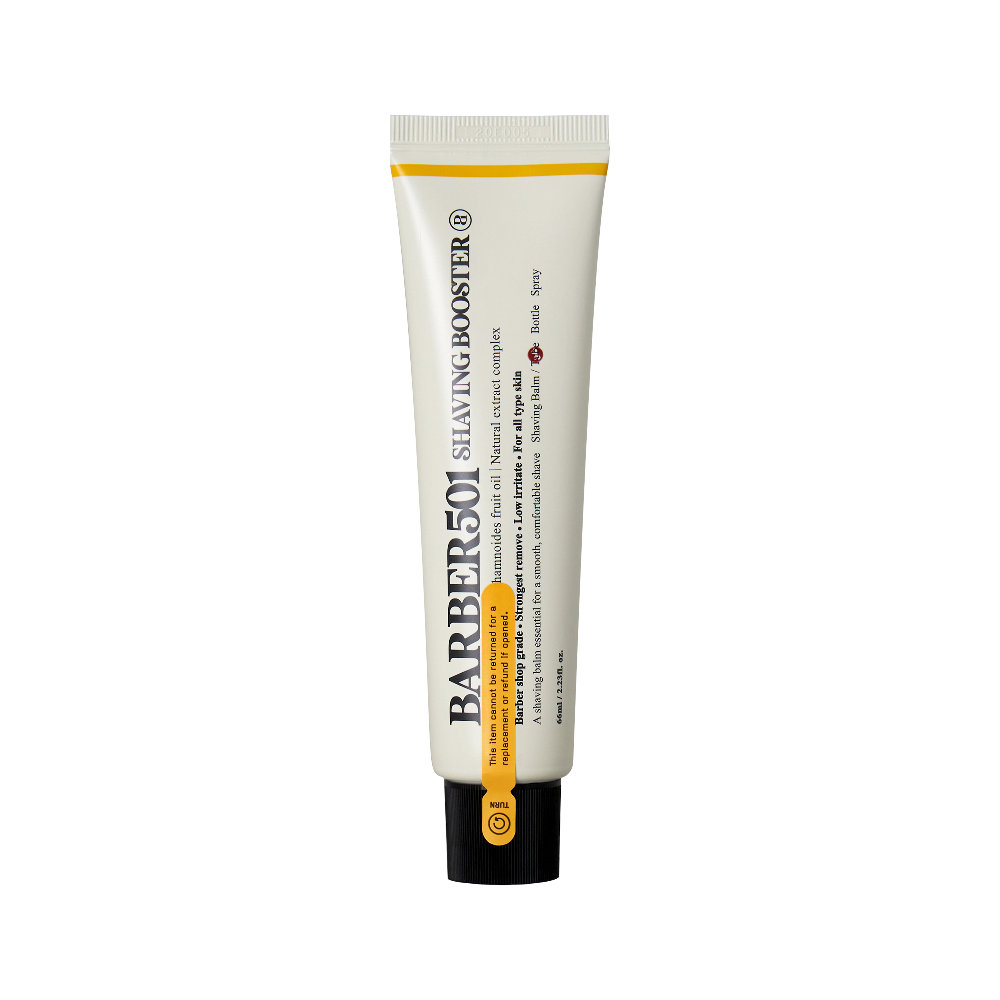 BARBER501 SHAVING BOOSTER Shaving Cream 66ml #VITA(YELLOW) tube