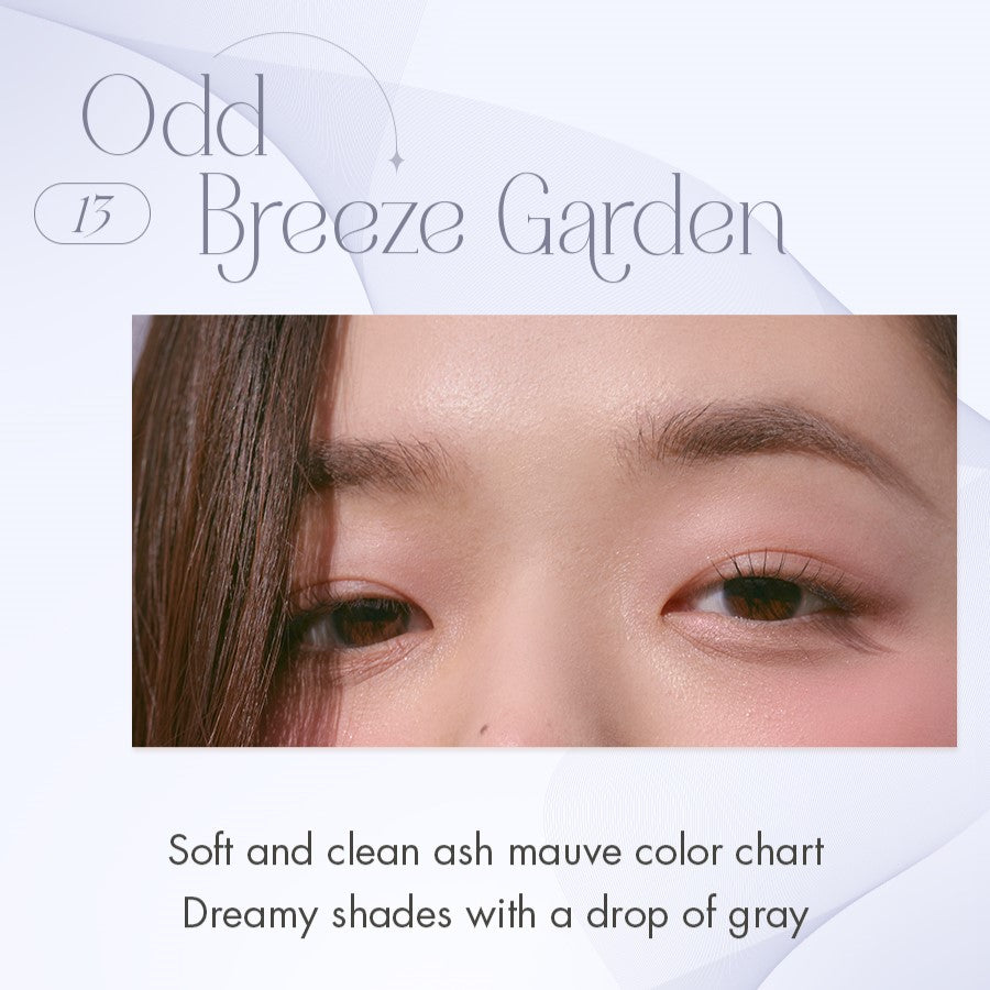 rom&nd BETTER THAN PALETTE SPRING FEVER 6g eyeshadow palette in 12 Sanded Breeze Garden and 13 Odd Breeze Garden