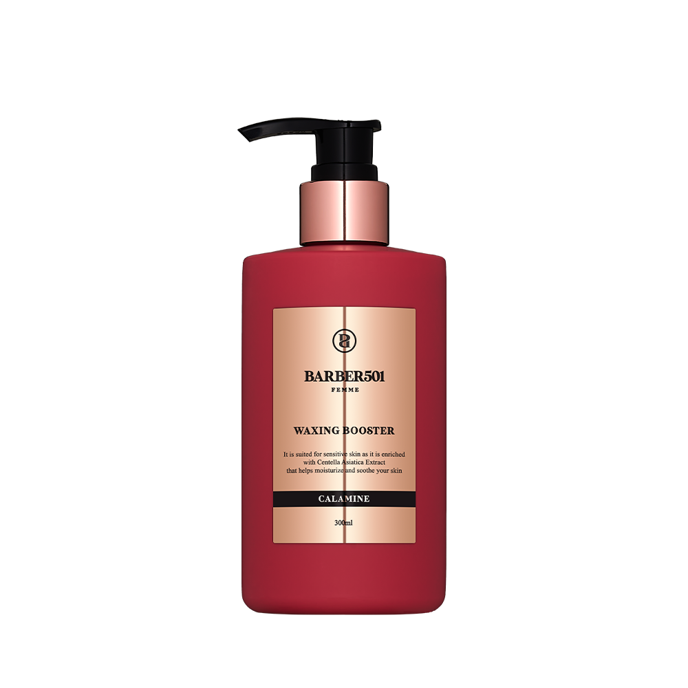 BARBER501 Waxing Booster 300ml in Heartleaf and Calamine variants