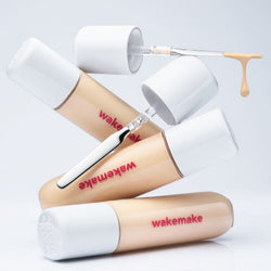 WAKEMAKE Spatula Conceal BB 20ml in three shades: Porcelain, Vanilla, and Beige