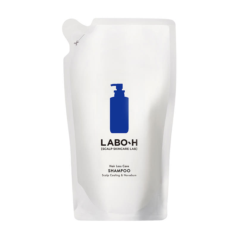 LABO-H Hair Loss Care Scalp Cooling & No Sebum Shampoo 400ml refill pouch