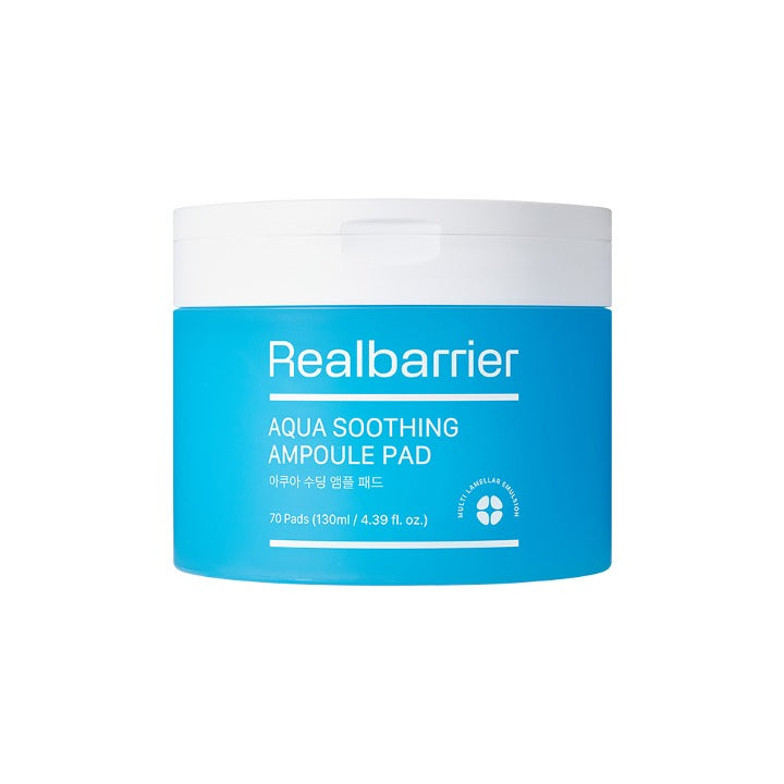 Real Barrier Aqua Soothing Ampoule Pad 130ml, 70 pads