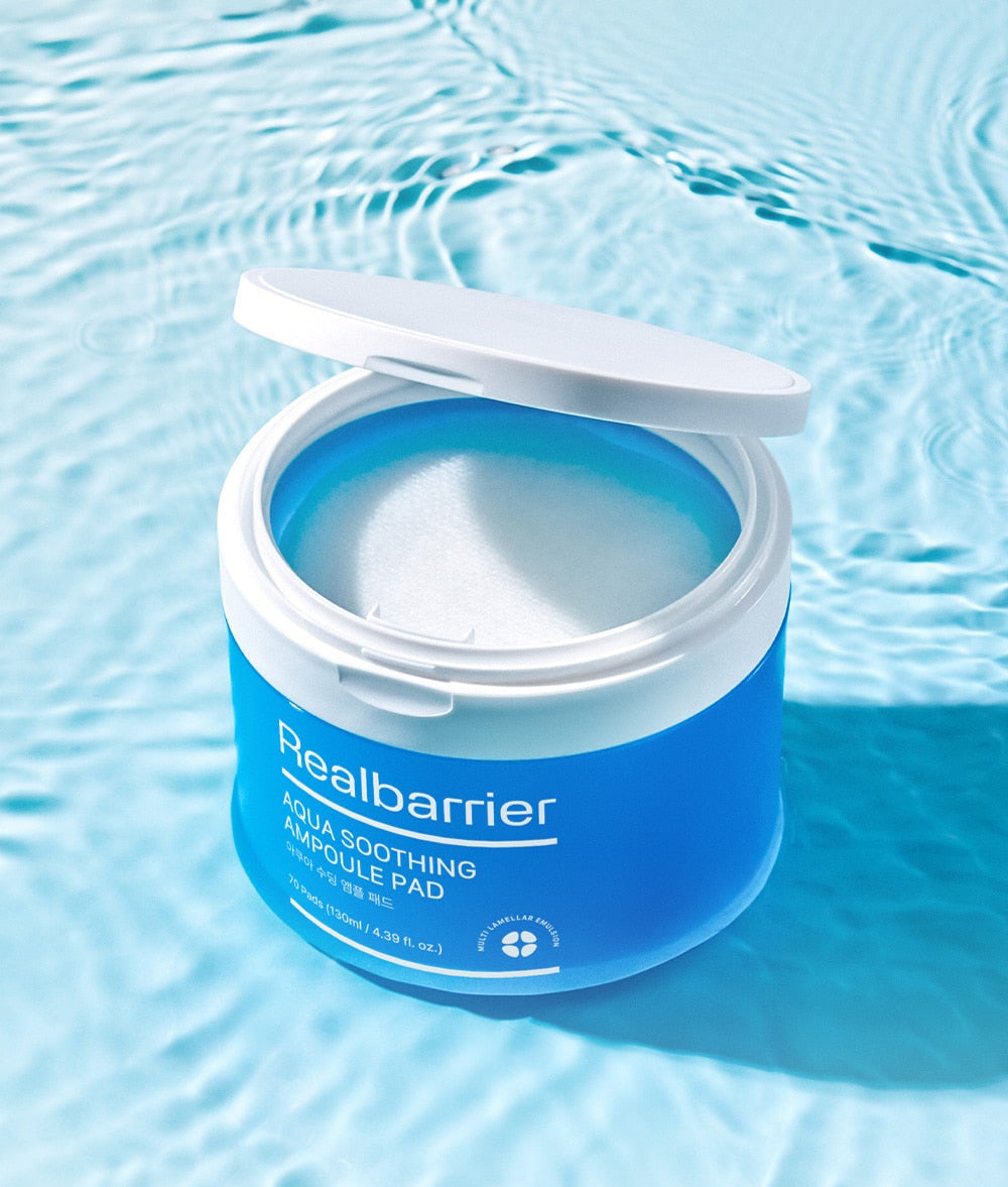 Real Barrier Aqua Soothing Ampoule Pad 130ml, 70 pads