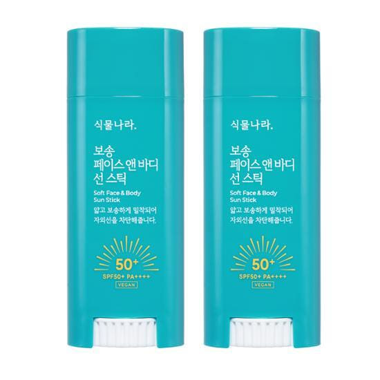Shingmulnara Soft Face & Body Sun Stick SPF50+ PA++++ 30g+30g two-piece set