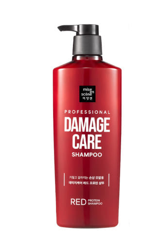 mise en scene Professional Damage Care Red Protein Shampoo 680ml red pump bottle