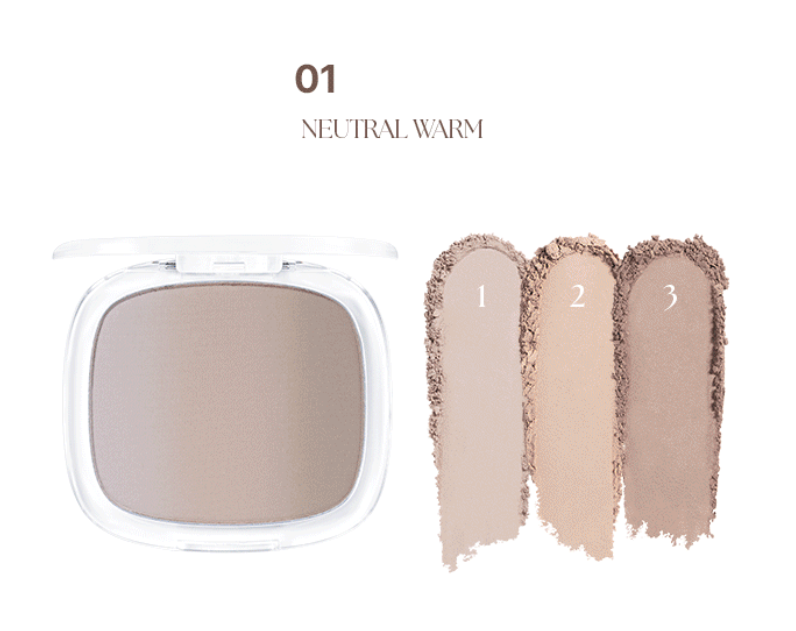 WAKEMAKE Mix Blurring Volume Shading 9.9g in 01 Neutral Warm and 02 Neutral Cool