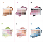 WAKEMAKE Soft Blurring Eye Palette 14g (17colors)